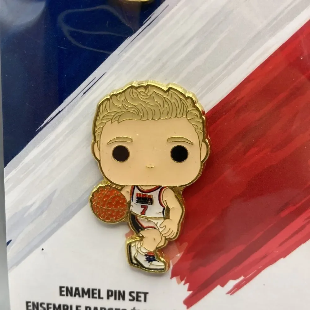 Funko Pop NBA USA Basketball Enamel Pin Set